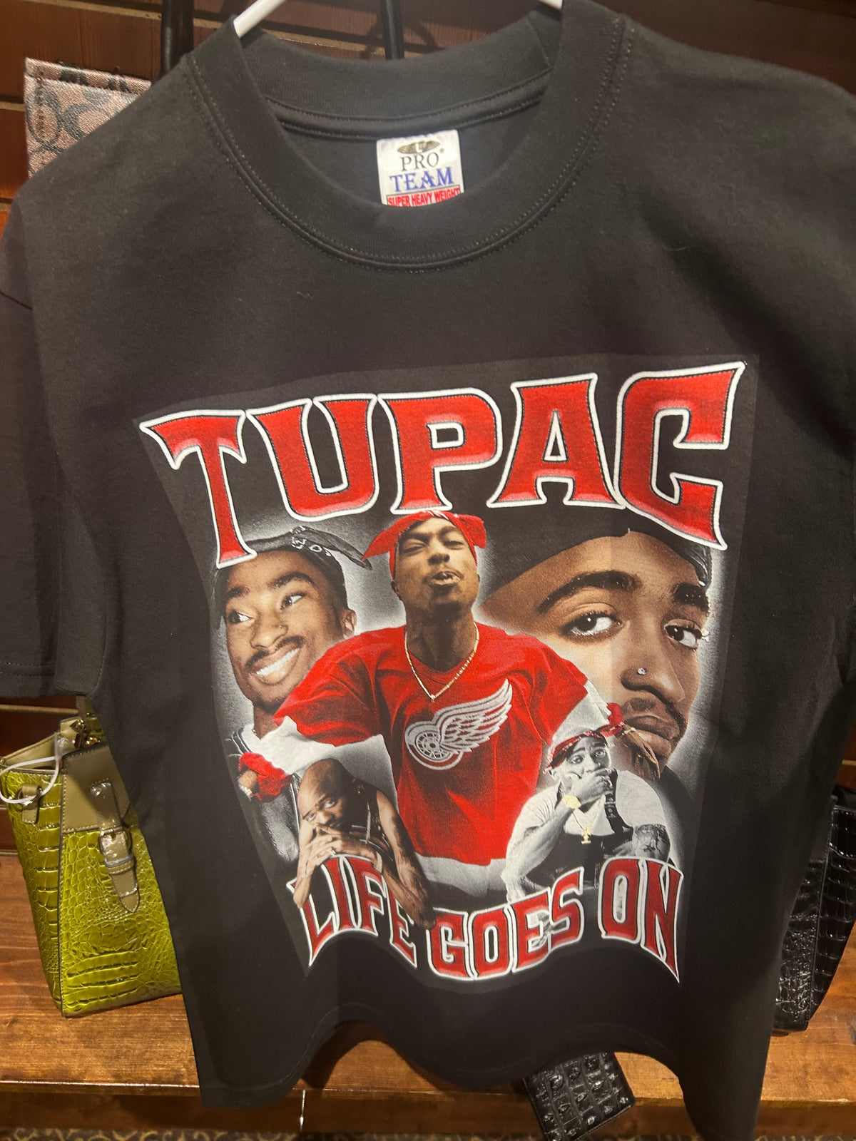 Tupac Life Goes On Tee (Black Edition)